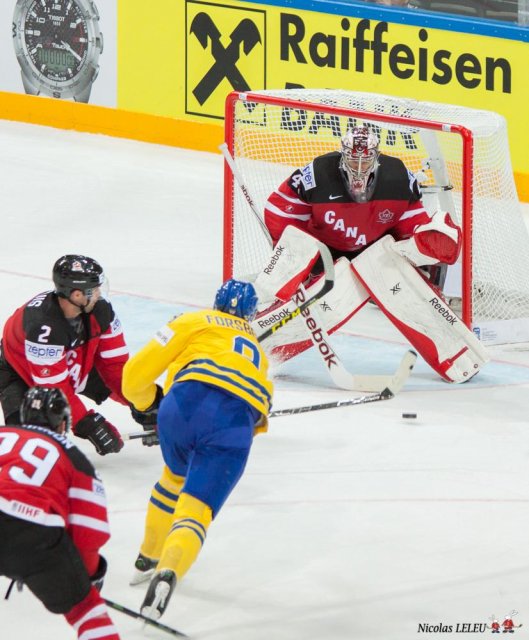 Photo hockey match Sweden - Canada le 06/05/2015