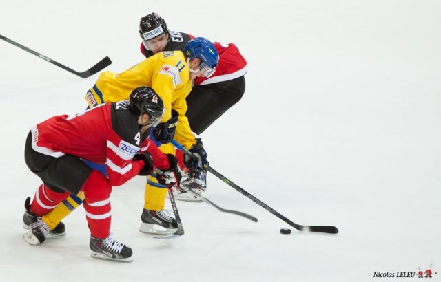 Photo hockey match Sweden - Canada le 06/05/2015