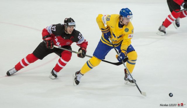 Photo hockey match Sweden - Canada le 06/05/2015