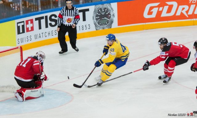 Photo hockey match Sweden - Canada le 06/05/2015