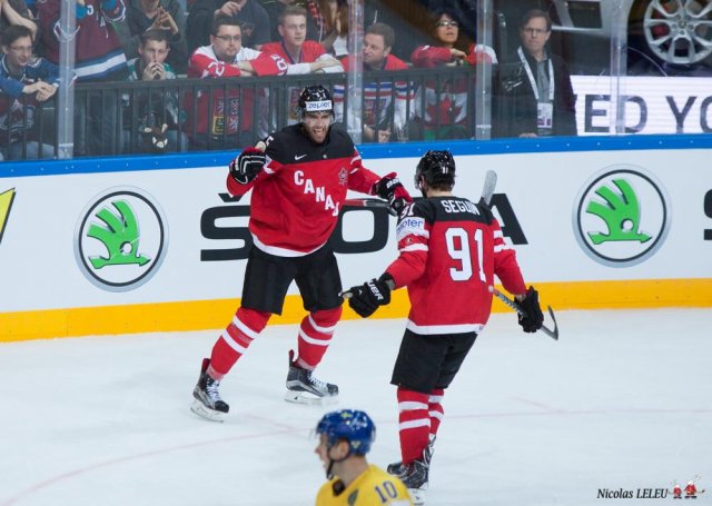 Photo hockey match Sweden - Canada le 06/05/2015