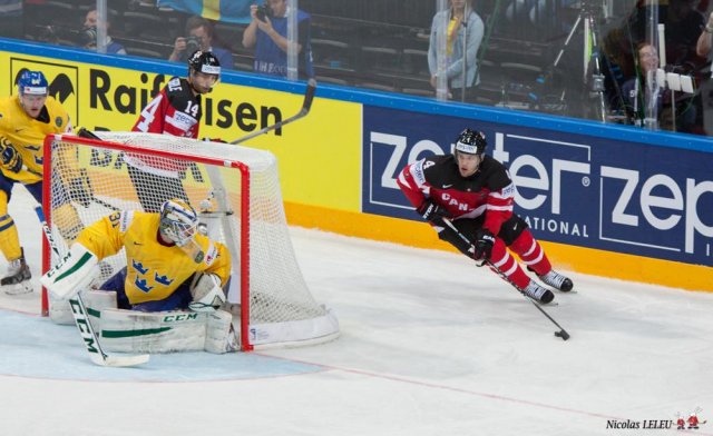 Photo hockey match Sweden - Canada le 06/05/2015