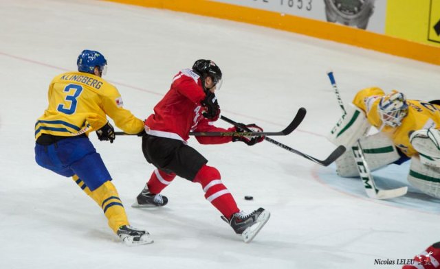 Photo hockey match Sweden - Canada le 06/05/2015