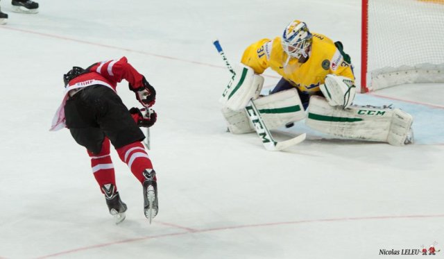 Photo hockey match Sweden - Canada le 06/05/2015