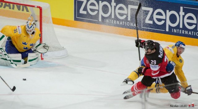 Photo hockey match Sweden - Canada le 06/05/2015