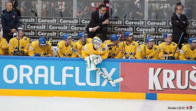 Photo hockey match Sweden - Canada le 06/05/2015