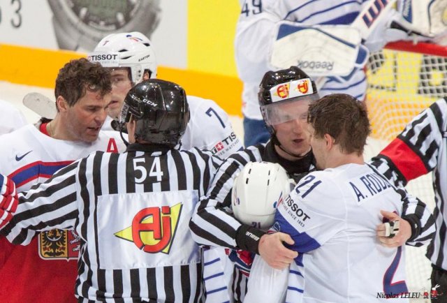 Photo hockey match Czech Republic - France le 07/05/2015