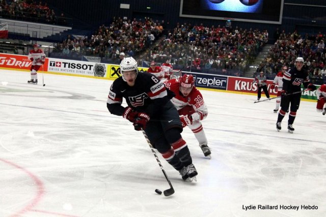 Photo hockey match United States of America - Denmark le 08/05/2015