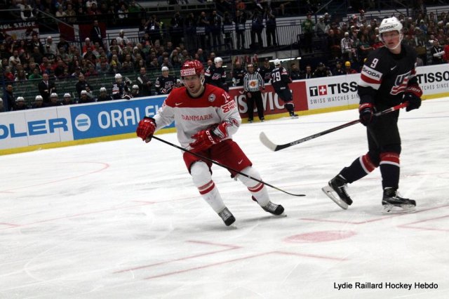 Photo hockey match United States of America - Denmark le 08/05/2015