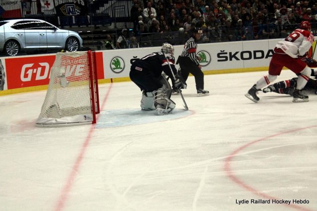 Photo hockey match United States of America - Denmark le 08/05/2015