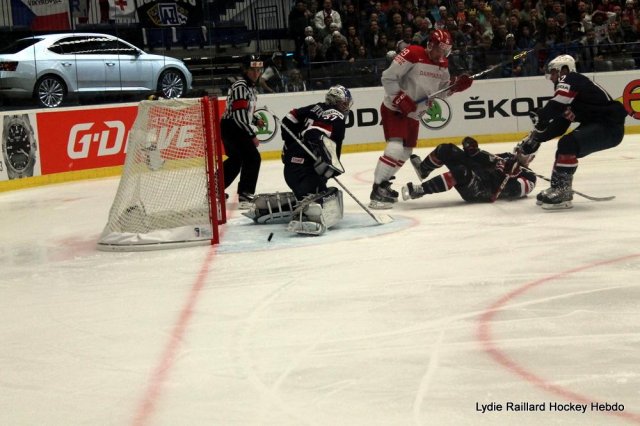 Photo hockey match United States of America - Denmark le 08/05/2015
