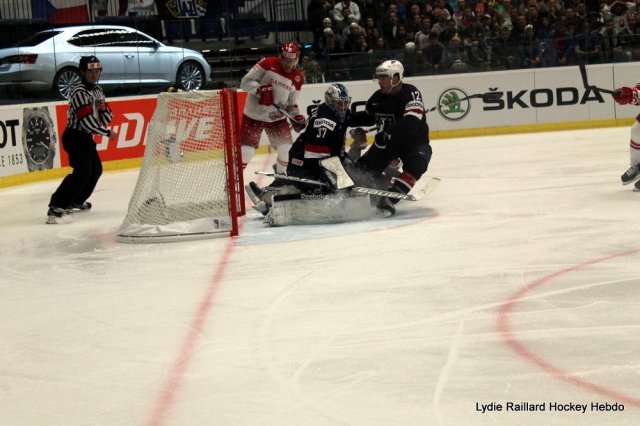 Photo hockey match United States of America - Denmark le 08/05/2015