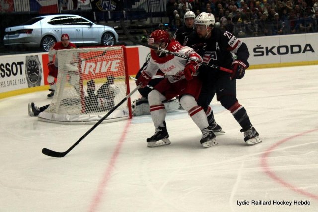 Photo hockey match United States of America - Denmark le 08/05/2015