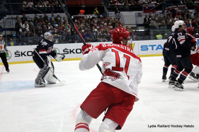 Photo hockey match United States of America - Denmark le 08/05/2015