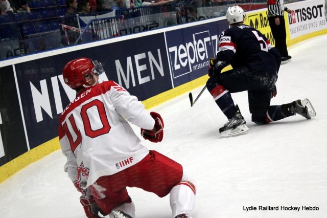 Photo hockey match United States of America - Denmark le 08/05/2015