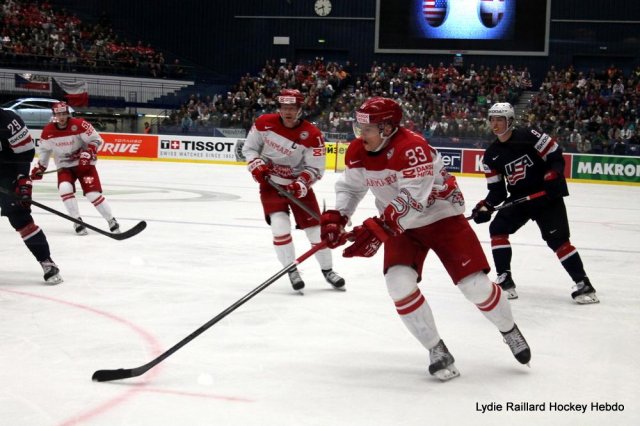 Photo hockey match United States of America - Denmark le 08/05/2015