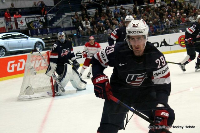 Photo hockey match United States of America - Denmark le 08/05/2015