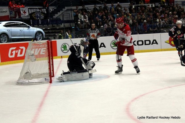 Photo hockey match United States of America - Denmark le 08/05/2015