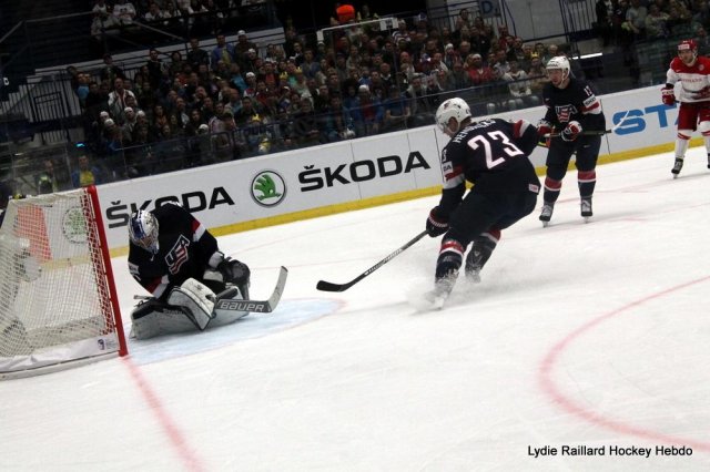 Photo hockey match United States of America - Denmark le 08/05/2015