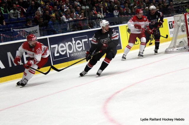 Photo hockey match United States of America - Denmark le 08/05/2015