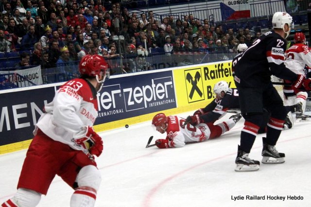 Photo hockey match United States of America - Denmark le 08/05/2015