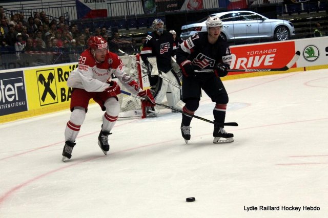 Photo hockey match United States of America - Denmark le 08/05/2015