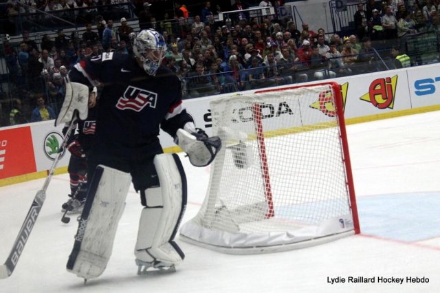 Photo hockey match United States of America - Denmark le 08/05/2015