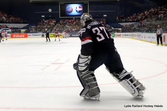 Photo hockey match United States of America - Denmark le 08/05/2015