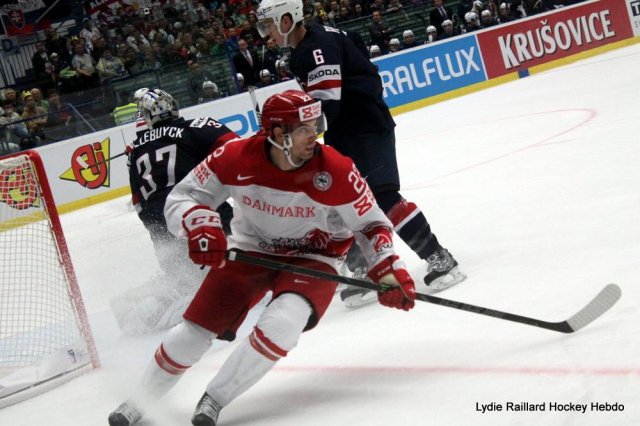 Photo hockey match United States of America - Denmark le 08/05/2015