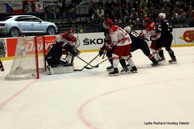 Photo hockey match United States of America - Denmark le 08/05/2015