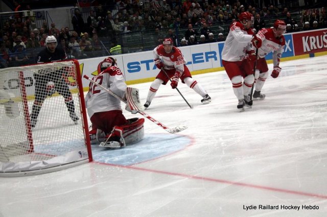 Photo hockey match United States of America - Denmark le 08/05/2015