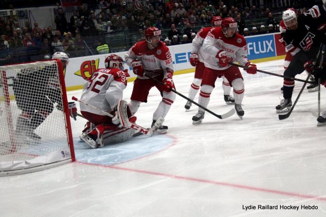 Photo hockey match United States of America - Denmark le 08/05/2015