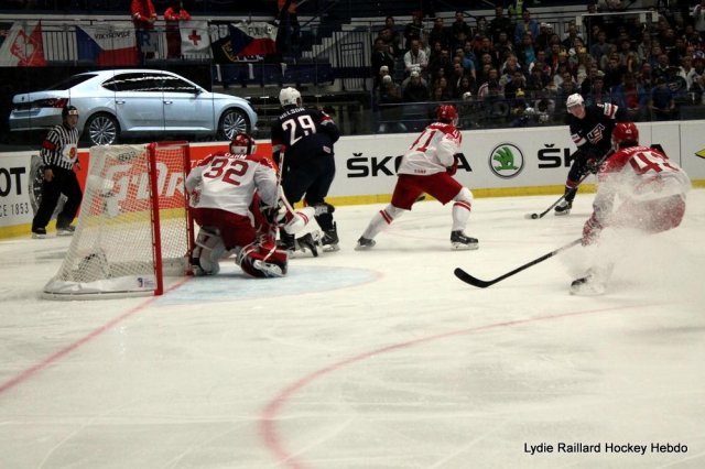Photo hockey match United States of America - Denmark le 08/05/2015
