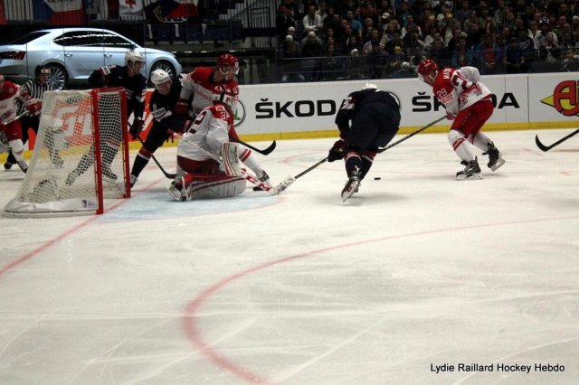 Photo hockey match United States of America - Denmark le 08/05/2015