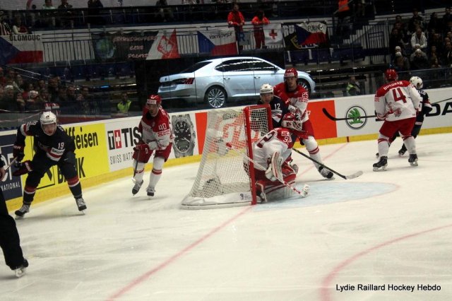 Photo hockey match United States of America - Denmark le 08/05/2015