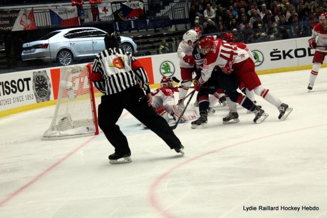 Photo hockey match United States of America - Denmark le 08/05/2015