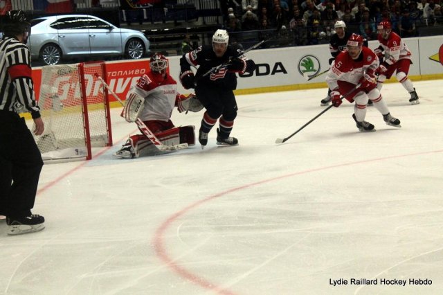 Photo hockey match United States of America - Denmark le 08/05/2015