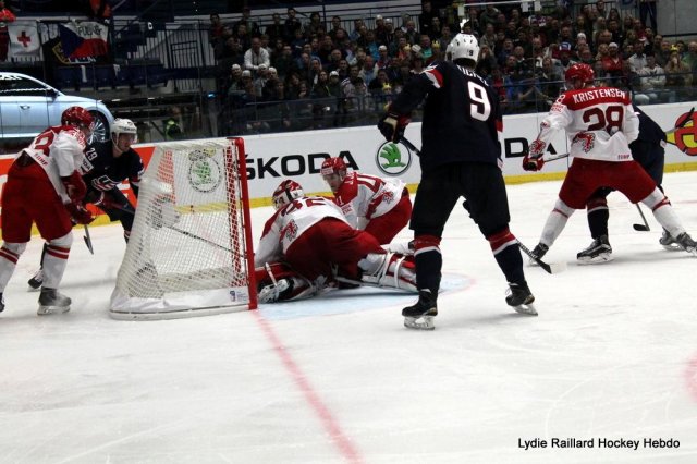 Photo hockey match United States of America - Denmark le 08/05/2015