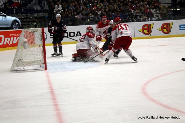 Photo hockey match United States of America - Denmark le 08/05/2015