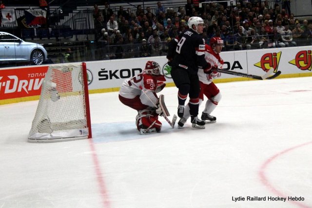 Photo hockey match United States of America - Denmark le 08/05/2015