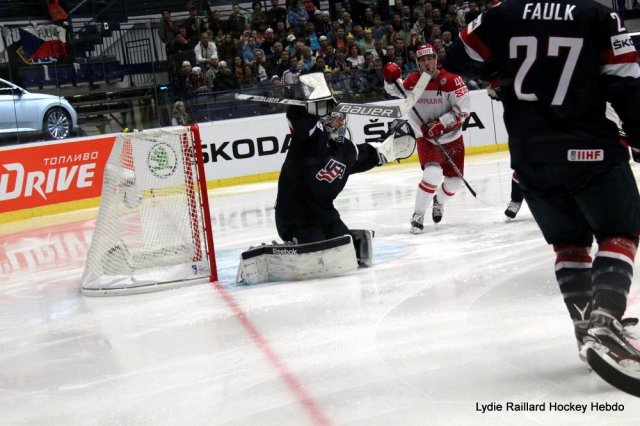 Photo hockey match United States of America - Denmark le 08/05/2015