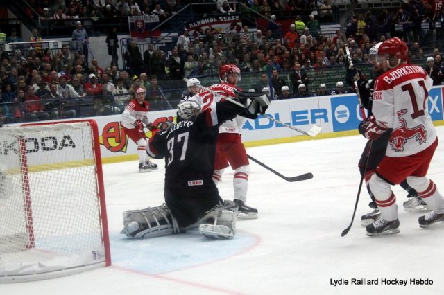 Photo hockey match United States of America - Denmark le 08/05/2015