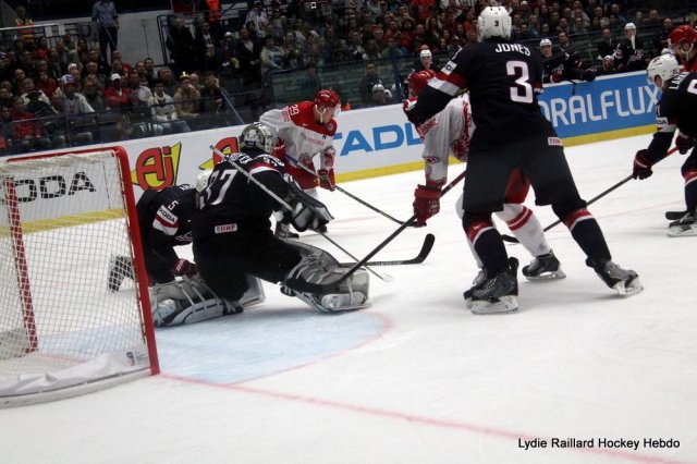 Photo hockey match United States of America - Denmark le 08/05/2015