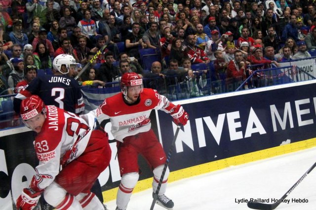 Photo hockey match United States of America - Denmark le 08/05/2015