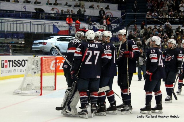 Photo hockey match United States of America - Denmark le 08/05/2015