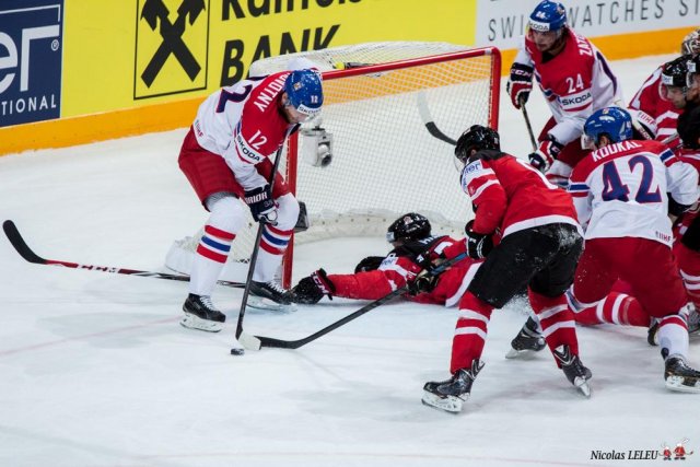 Photo hockey match Canada - Czech Republic le 16/05/2015