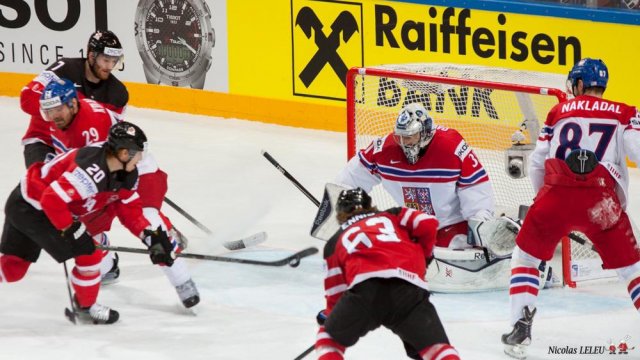 Photo hockey match Canada - Czech Republic le 16/05/2015