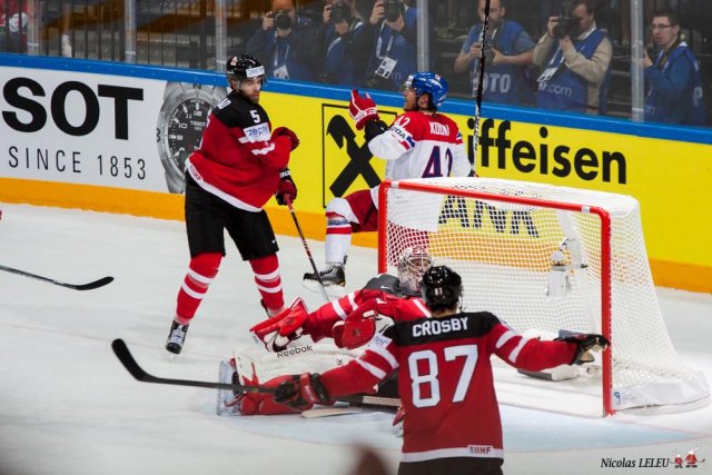 Photo hockey match Canada - Czech Republic le 16/05/2015