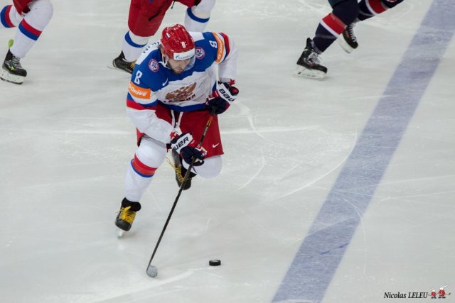 Photo hockey match United States of America - Russia le 16/05/2015