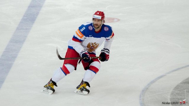 Photo hockey match United States of America - Russia le 16/05/2015